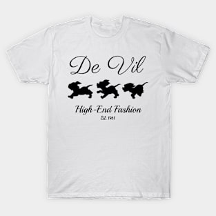 De Vil High-End Fashion (Black) T-Shirt